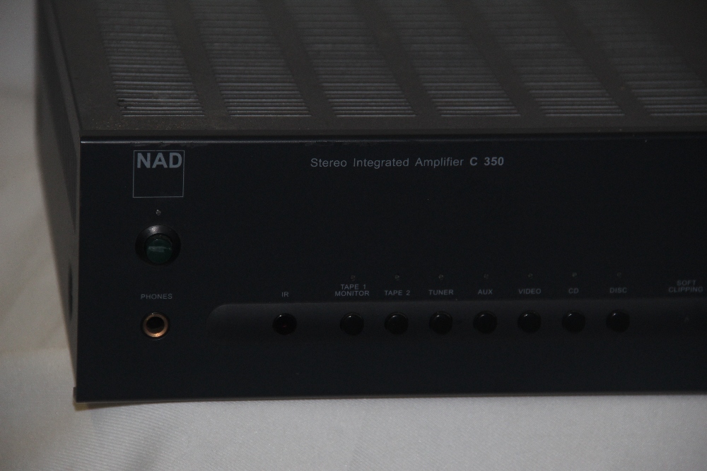 An amplifier by Nad - the C350 - recommended and comes with a stereo receiver by Denon - Image 2 of 5