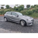 A Mercedes Benz A180 Blue Efficiency SE Auto 1.6 petrol 5 door hatchback in Grey with odometer