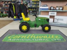 Ride on Tractor RollyFarmtrac John Deere 6210R pedal tractor is the perfect gift for little