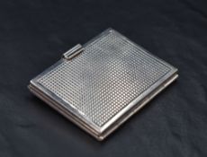 A Queen Elizabeth II silver three-fold travelling photograph frame, of hinged rectangular form