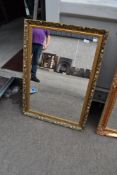 A gilt framed wall mirror, approx 87 x 60cm