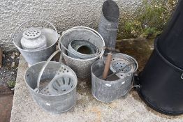 A selection of tanalised buckets etc