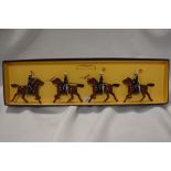 A collection of four 'Britains toy soldiers' cast studies'The Duke of Cambridges own 17th