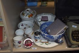 A selection of Royal Worcester 'Evesham' , a Copeland Spode 'Italians' fruit bowl, and a Selkirk