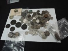 Five George III & George IV Coins, George III 1772 and date unreadable Half Pennies, George III 1797