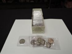 A collection of 80+ GB Shillings and Sixpences, Shilling William 1834, Victoria 1887, 1889, 1891,