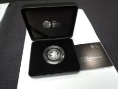 A Royal Mint 2013 Silver Proof Christopher Ironside 50P Coin, with certificate in case
