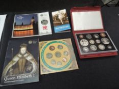 A collection of GB Royal Mint Coins, 2005 Year Set in folding case possible proof no cert, 2009