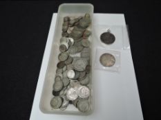 A collection of mainly GB Pre 1920 and pre 1947 Silver Coins, Threepences up to Half Crowns,