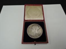 A Queen Victoria 1837-1897 Diamond Jubilee Silver Medallion in original case