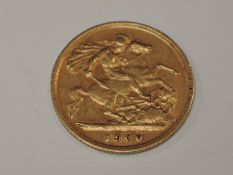 A Queen Victoria 1900 Gold Half Sovereign, Royal Mint