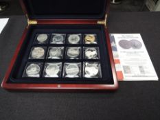 A collection of mainly American Commemorative Silver Dollars and other Fine Silver Coins, all appear
