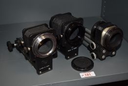 Three Focus bellows including Novoflex