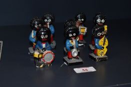 A group of eight vintage Robertson jam jar figurines