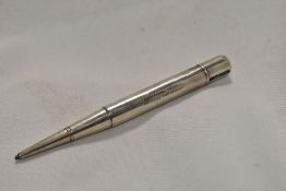 A Sterling Silver propelling pencil by E Baker & Son