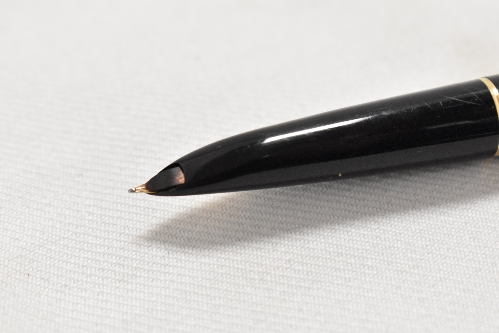 A Parker 61 Custom converter double jewel fountain pen, with rolled gold cap having Parker 14k - Image 3 of 3