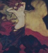 After Edmund Dulac (1882-1953), two coloured prints, 'Good Over Evil' and 'Freedom', titled verso,
