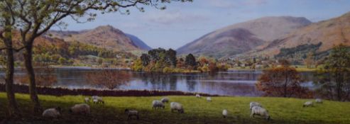 *Local Interest - After Keith Melling (20th Century, British), a coloured print, 'Grasmere from Dale