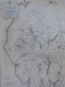 *Local Interest - A late 20th Century map, 'The National Trust In The North West', indicating points