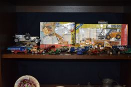 A selection of collectable model cars and trucks, including Matchbox.