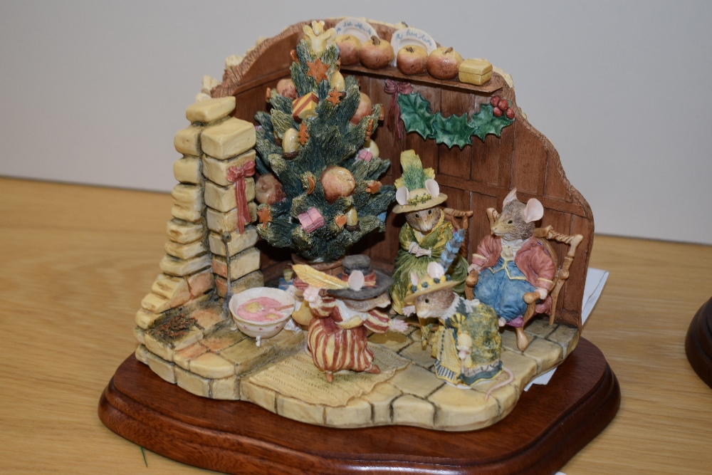Three Border Fine Arts Brambly Hedge studies, inclduing Merry Midwinter, Winter tableau and - Image 2 of 4