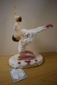 A Royal Doulton Romeo and Juliet figurine, limited series, number 107/300.