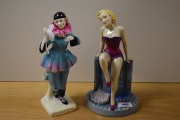 A King Francis Marilyn Monroe figurine, limited series, number 76/500 and a Royal Doulton study