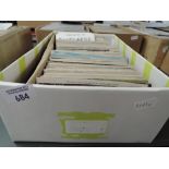 BOX OF APX 750 OLD POSTCARDS, MIXED UK Box with apx 750 postcards with mostly mixed UK, black and