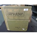 VINTAGE SENF ALBUM WITH PRE 1900's WORLD STAMP COLLECTION, 1000+ STAMPS 10th Edition Senf stamp