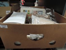 FRUIT BOX FULL OF STAMPS, COVERS, LEAVES, PACKETS & MUCH MORE Old fruit box with bundles of
