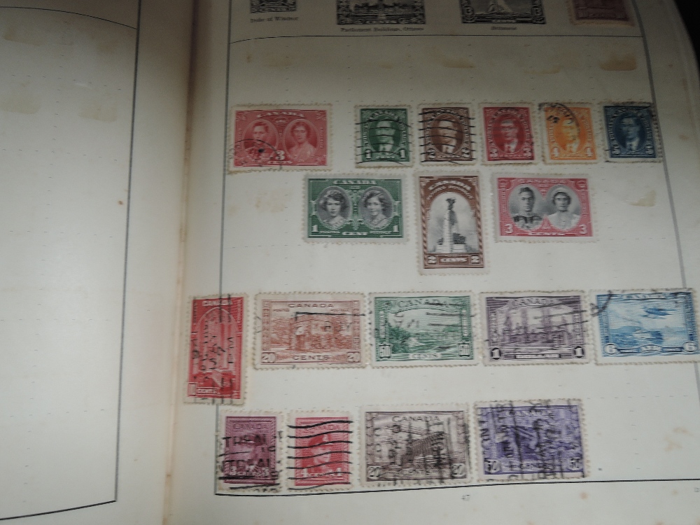 BOX WITH VARiOUS STAMP COLLECTIONS, PLUS SMALL BOX OF PACKETS, PRES PACKS ETC Box with four - Image 4 of 5