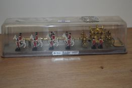 A Crescent Toys 1977 Silver Jubilee Royal State Coach in perspex case
