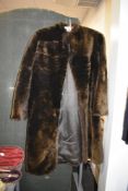 A vintage faux fur coat.