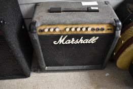 A Marshall practice amp, Valvestate 20, as found