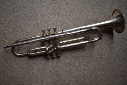 A Jerome Thibouville 'LAMY' trumpet, with case