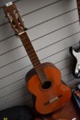 A vintage CIMAR classical spanish guitar, having rosewood back, sides and fingerboard , model number