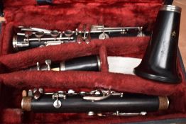 A cased Rudall-Carte & Co 'Starline' clarinet