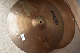 Three cymbals including Paiste 200 16inch crash