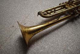 A traditional brass trumpet, named for Dallas (commonwealth)