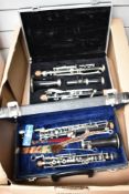 Two cased clarinets, Jedson Rampone and Kohlert
