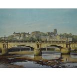 *Local Interest - After Walter Pye (20th Century, British), a coloured print, Lancaster Castle and