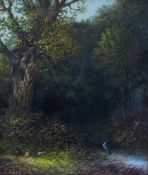 J. Hardy (James Hardy Jnr.?), 19th Century, British, an oil on canvas, A woodland scene with