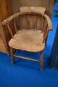 A vintage carver chair