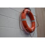A traditional life buoy (purchased from Morecambe Council from the promenade when redeveloped)