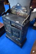An Oriental laquerwork side cabinet on stand, width approx 40cm