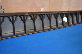 Two Gothic panel windows, removed from Ravenstonedale chapel and sold on their behalf