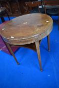An early 20th Century mahogany occasional table having circular top and shaped undertier, diameter