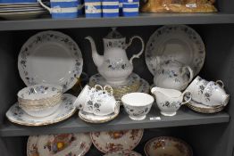 A small quantity of Colclough tableware, to comprise a coffee pot, tea pot, dinner plates, bowls,
