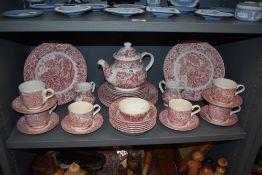 A collection of Broadhurst tableware, 'The Constable Series' , including teapot, bowls plates and