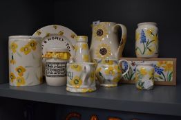 An assorted group of Emma Bridgewater ceramics, to include a Sunflowers Waitrose Exclusive jug, a